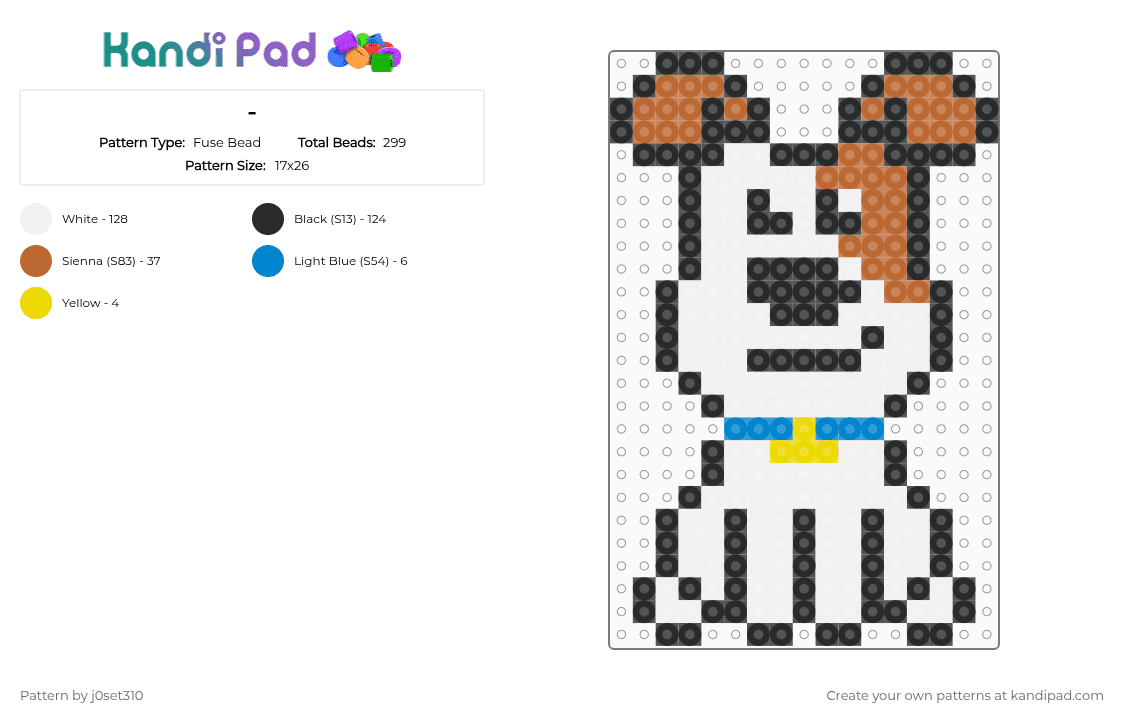- - Fuse Bead Pattern by j0set310 on Kandi Pad - max,secret life of pets,dog,movie,animal,white,tan