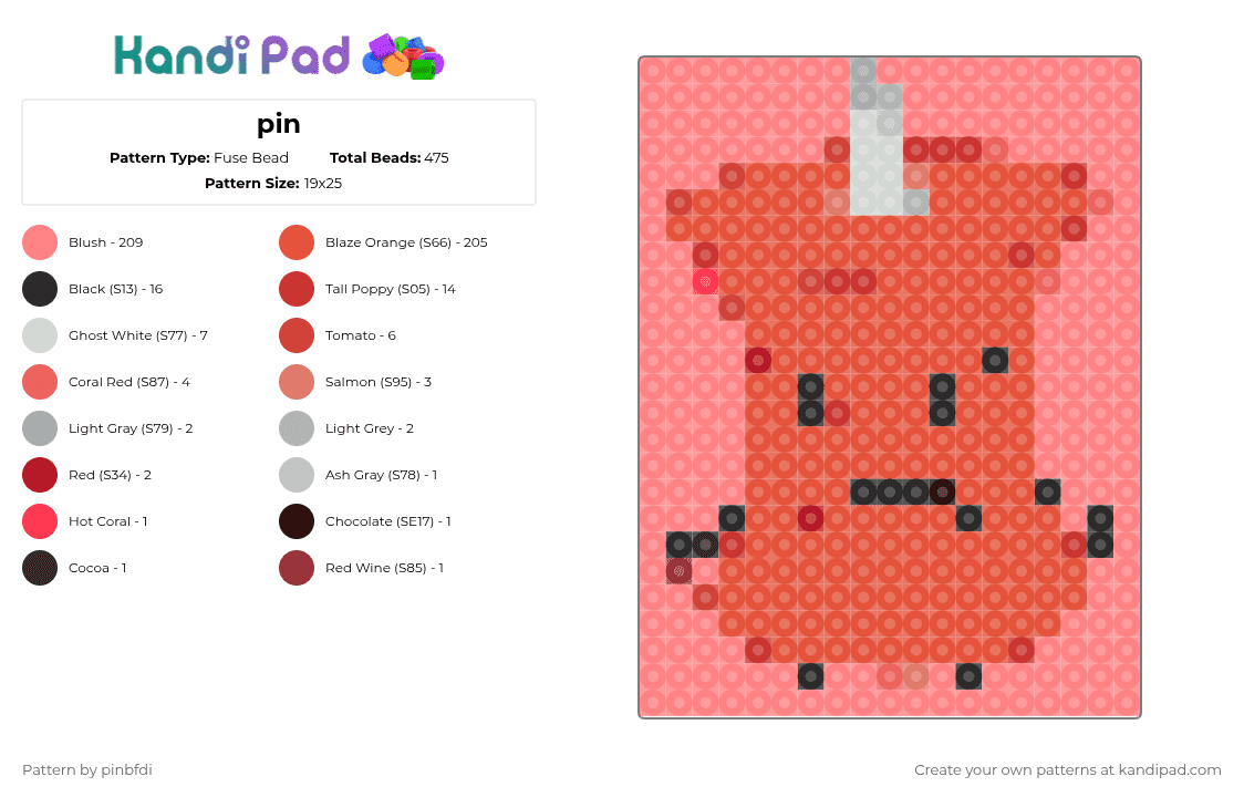pin - Fuse Bead Pattern by pinbfdi on Kandi Pad - 