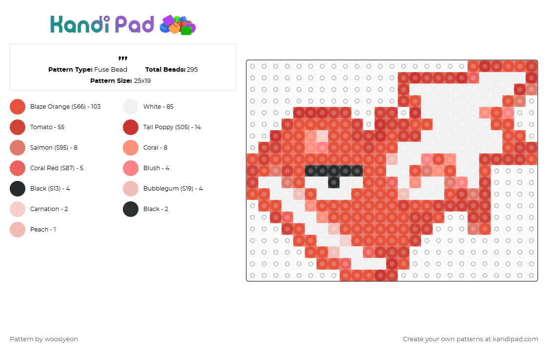 Fuse Bead Pattern - Kandi Pad | Kandi Patterns, Fuse Bead Patterns ...