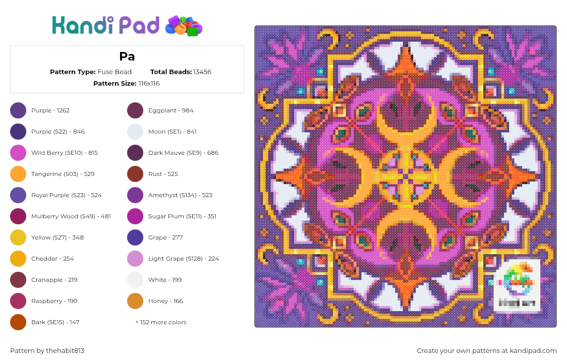 Pa Fuse Bead Pattern - Kandi Pad | Kandi Patterns, Fuse Bead Patterns ...