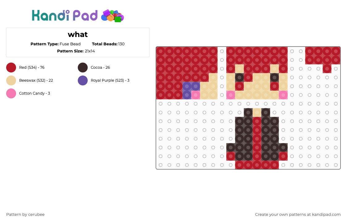 What Fuse Bead Pattern - Kandi Pad | Kandi Patterns, Fuse Bead Patterns ...