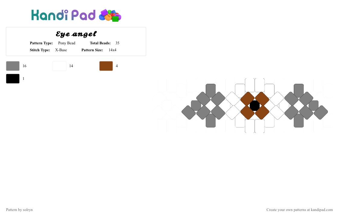 𓆩𓁺𓆪 𝓔𝔂𝓮 𝓪𝓷𝓰𝓮𝓵 𓆩𓁺𓆪 - Pony Bead Pattern by solryn on Kandi Pad - gray,dreamcore,weirdcore,eye angels,liminal,white,angel,charm