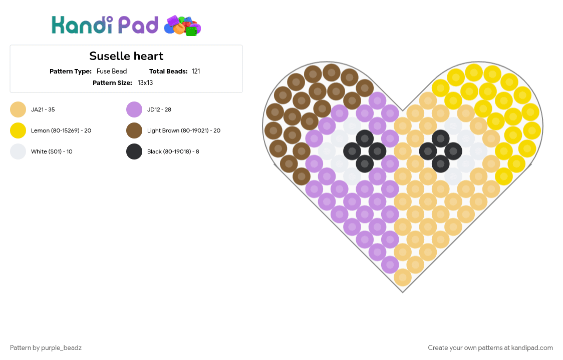 Suselle heart - Fuse Bead Pattern by purple_beadz on Kandi Pad - deltarune, heart, lesbians, noelle, noelle deltarune, noelle holiday, susie, susie deltarune, yellow