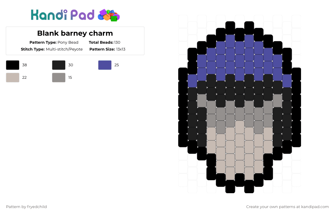 Barney Kandi Patterns - Gallery - Kandi Pad | Kandi Patterns, Fuse Bead ...