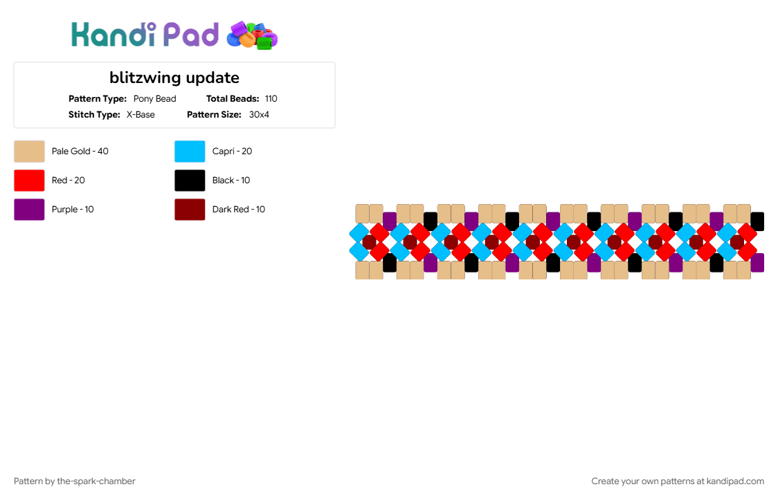 blitzwing update - Pony Bead Pattern by the-spark-chamber on Kandi Pad - beige, black, blue, decpticon, purple, red, transformers, villain