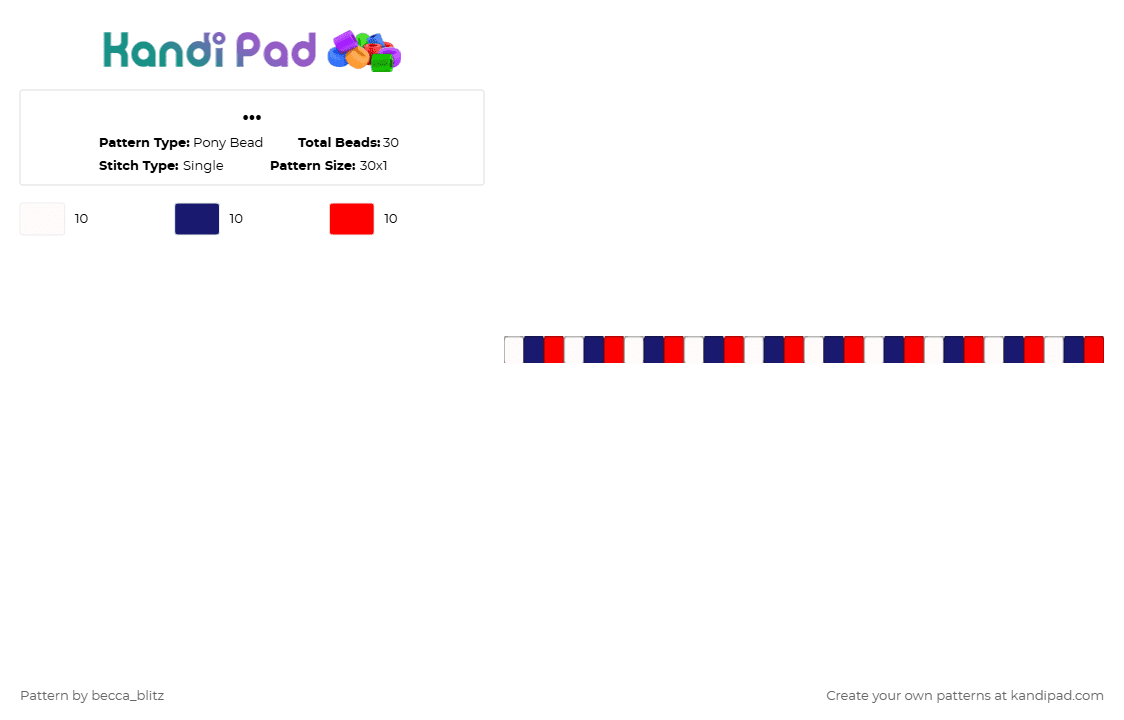 ... - Pony Bead Pattern by the-spark-chamber on Kandi Pad - purple,red
