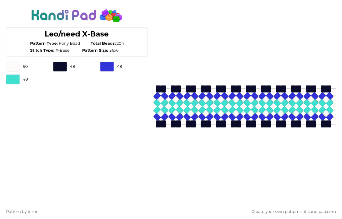 Leo/need X-Base - Pony Bead Pattern by ruihatoumow0-_yobu on Kandi Pad - purple,light blue,leoneed,ln,pjsk,project sekai,hatsune miku