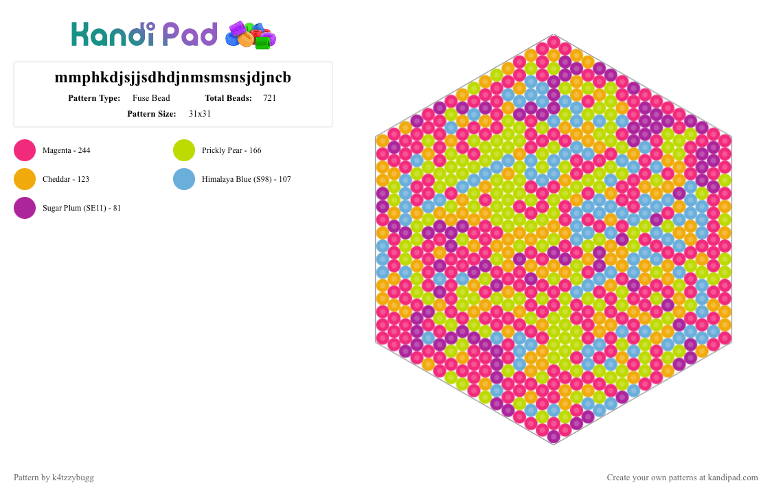 mmphkdjsjjsdhdjnmsmsnsjdjncb - Fuse Bead Pattern by k4tzzybugg on Kandi Pad - jdnshak