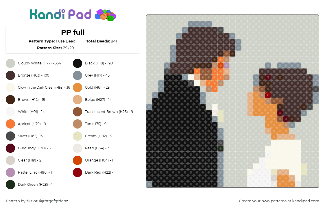 PP full - Fuse Bead Pattern by zkziotukjrhtgefgtdehz on Kandi Pad - pride and prejudice,classic,literature,romantic,embrace,characters,moment,silhou