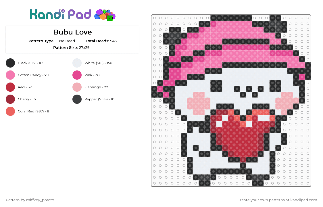 Bubu Kandi Patterns - Gallery - Kandi Pad | Kandi Patterns, Fuse Bead ...