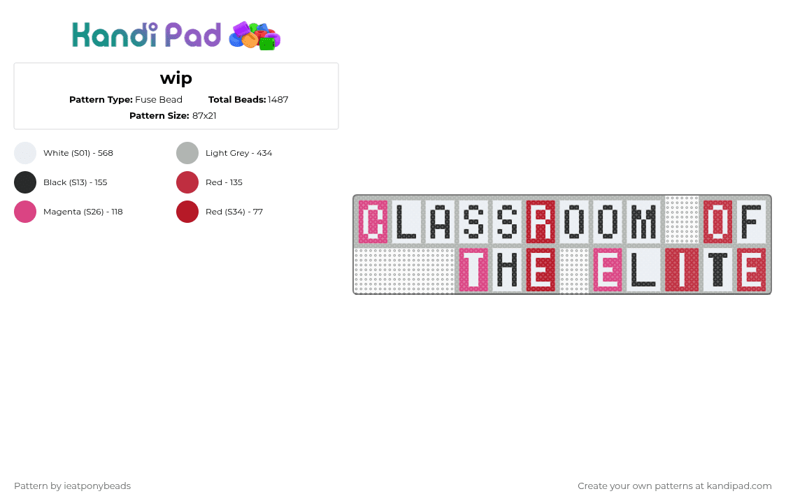 Classroom of the Elite - Fuse Bead Pattern by ieatponybeads on Kandi Pad - beige,classroom of the elite,cote,anime,manga,ayanokoji,school,high school,smart