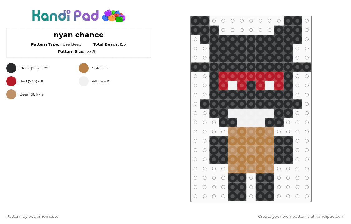 Gamble Pattern Gamble Fuse Bead Patterns - Gallery - Kandi Pad | Kandi Patterns, Fuse ...