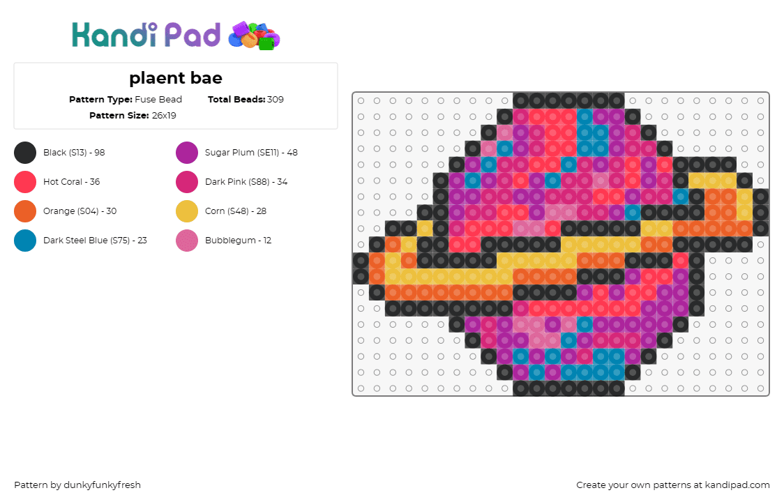 plaent bae - Fuse Bead Pattern by dunkyfunkyfresh on Kandi Pad - saturn,planet,space,rings,colorful,celestial body,playful,bright,inspire,astrono