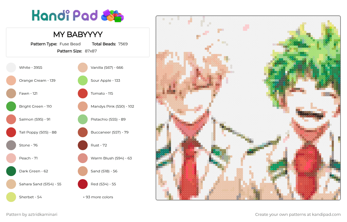 MY BABIESS - Fuse Bead Pattern by aztrid-bakugo on Kandi Pad - bkdk,bakugo,deku,izuku,mha,bnha,bakudeku,kacchan
