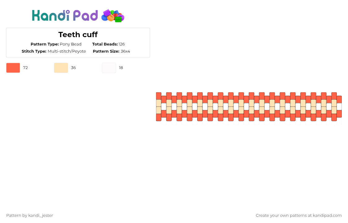 Editable Pony Bead Patterns - Gallery - Kandi Pad | Kandi Patterns ...