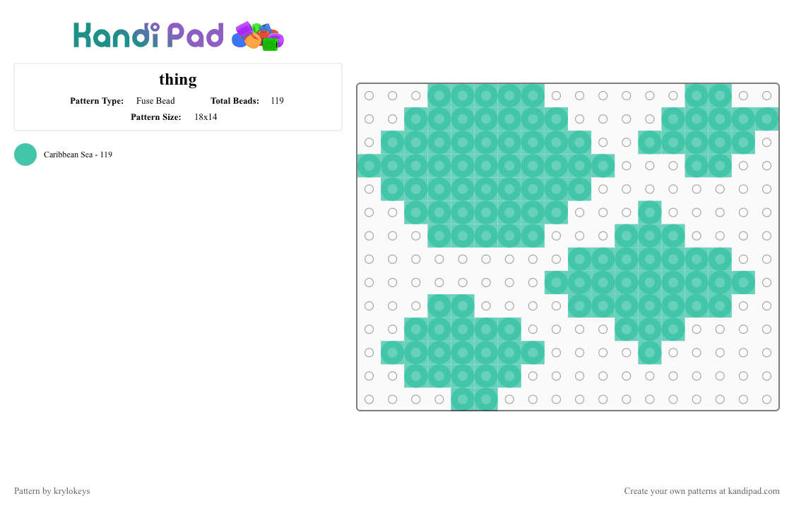 TADC abstraction eyes base - Fuse Bead Pattern by krylokeys on Kandi Pad - 