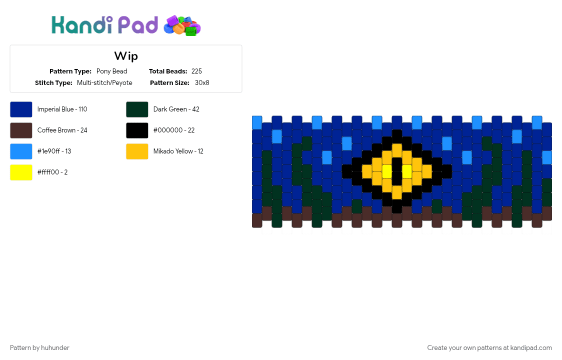 The Search For The Leviathan / TSFTL - Pony Bead Pattern by huhunder on Kandi Pad - purple
