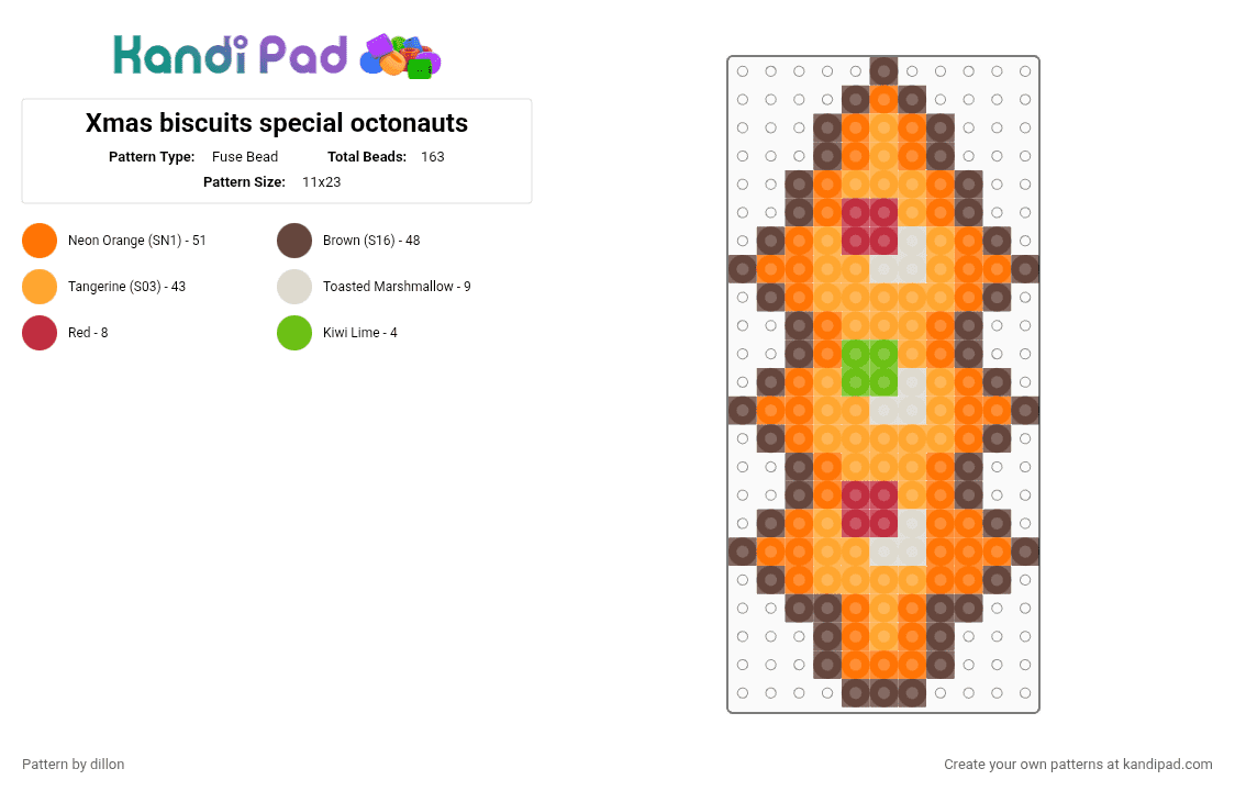 Xmas biscuits special octonauts - Fuse Bead Pattern by dillon on Kandi Pad - 
