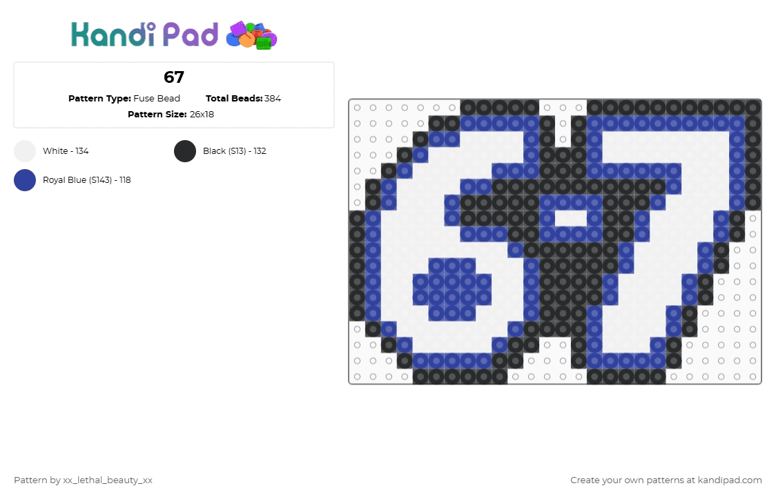 67 Fuse Bead Pattern - Kandi Pad | Kandi Patterns, Fuse Bead Patterns ...