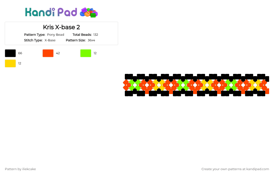 Kris X-base 2 - Pony Bead Pattern by iliekcake on Kandi Pad - red,kris,deltarune,utdr,dr,krisdeltarune,krisdt