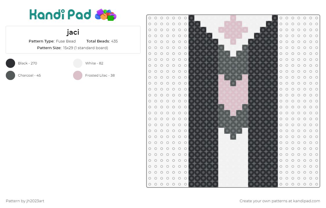 jaci - Fuse Bead Pattern by jh2023art on Kandi Pad - geometric,flag