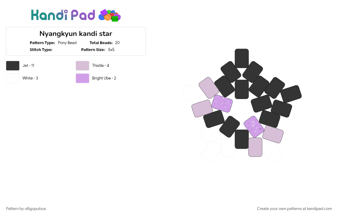 Kandi star of I.M\'s son - Pony Bead Pattern by olligopulous on Kandi Pad - black, black cat, im, im changkyun, kitty, kpop, monmungchi x, monsta x, nyangkyun, pink