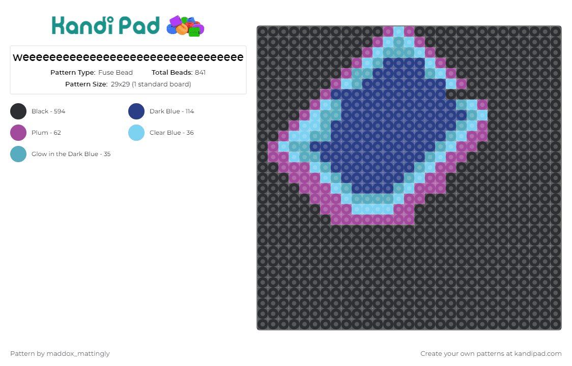 weeeeeeeeeeeeeeeeeeeeeeeeeeeeeeeee - Fuse Bead Pattern by maddox_mattingly on Kandi Pad - dark,abstract