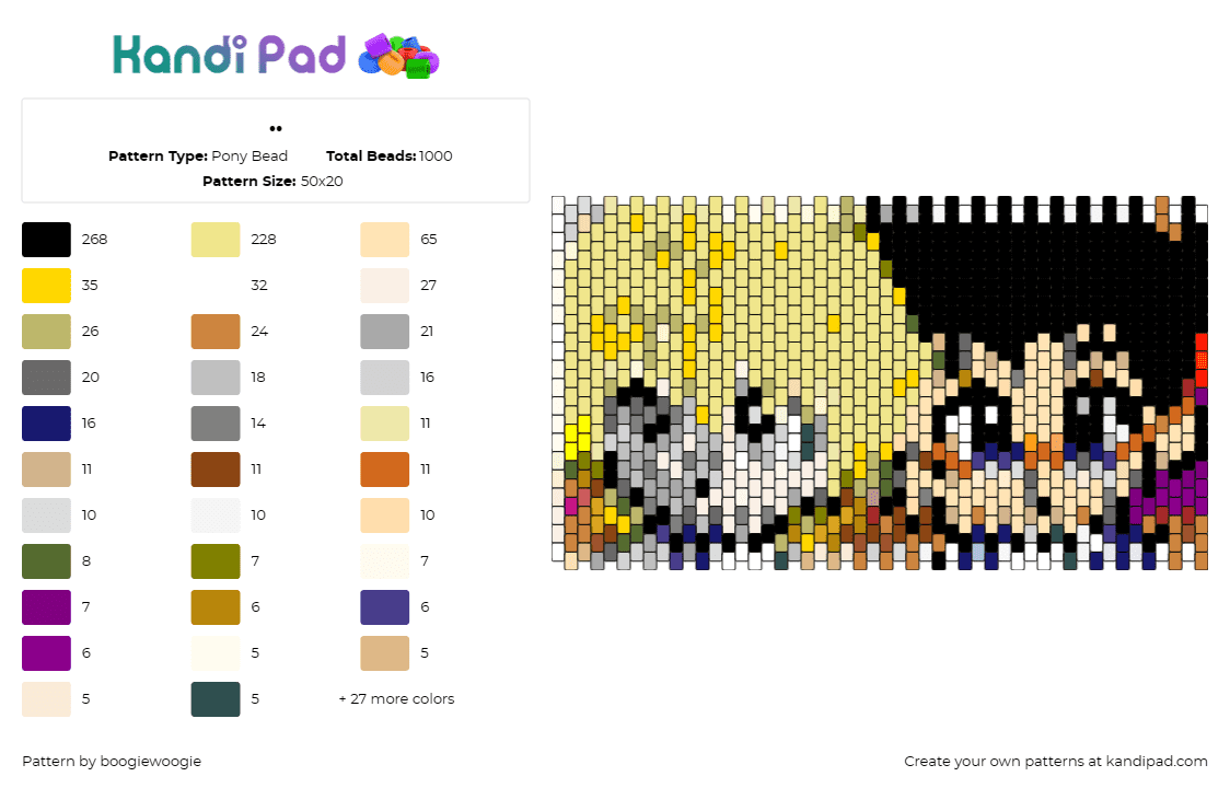 .. - Pony Bead Pattern by boogiewoogie on Kandi Pad - 