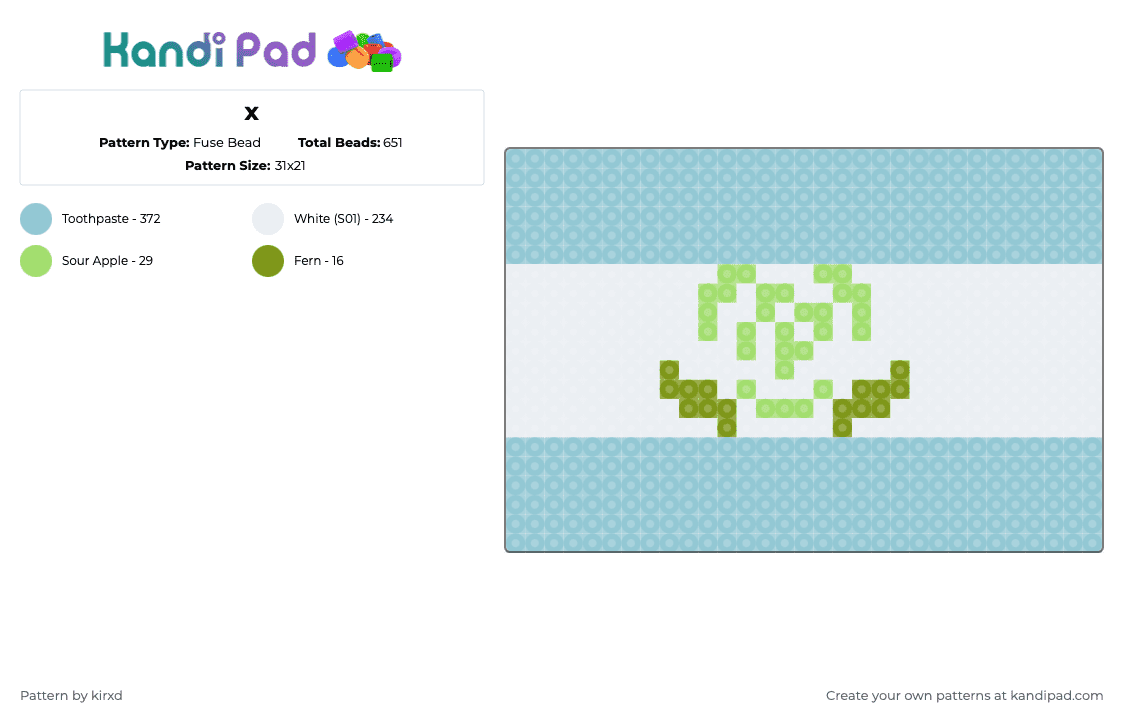 achillean flag - Fuse Bead Pattern by sentxd on Kandi Pad - light blue,pride,mlm,masc,love