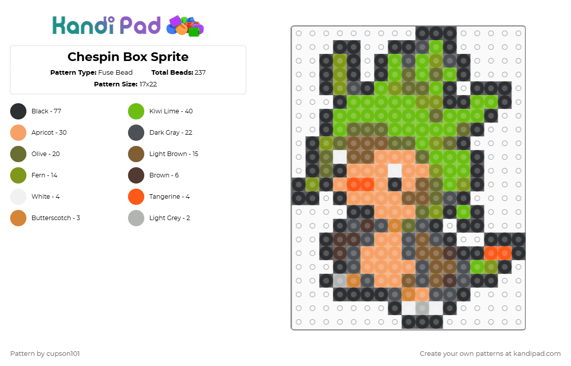 Kalos Box Sprites Collection - Kandi Pad | Kandi Patterns, Fuse Bead ...