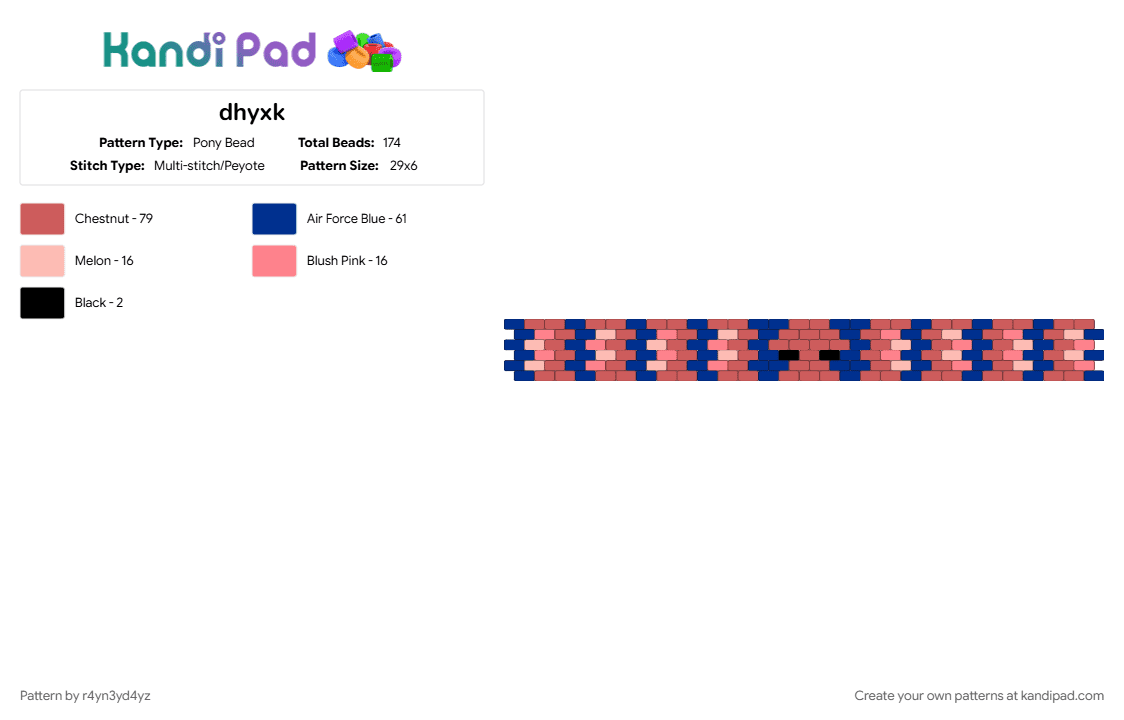 octopus cuff - Pony Bead Pattern by r4yn3yd4yz on Kandi Pad - animal, blue, cute, red, sea creature, tentacle