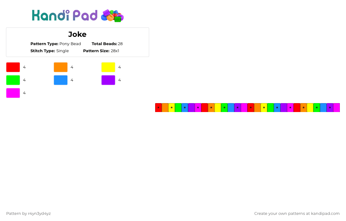 Aughhhhhhhhh - Pony Bead Pattern by r4yn3yd4yz on Kandi Pad - orange,green,purple,colorful