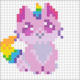 Rainbow Kittycorn - cat,kitty,kitten,unicorn,rainbow,cute,enchanting,playful,pastel pink