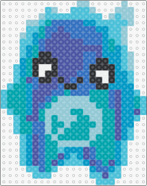 Fortnite Water Sprite - Small - water sprite,fortnite,character,video game,cute,blue,teal,purple