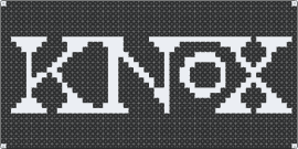 KNOX - knox,music,logo,black,white,bold