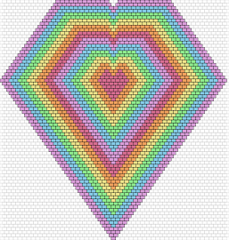 Heart - heart,neon,trippy,colorful,geometric,pink,yellow