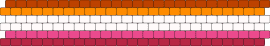 Lesbian Flag - lesbian,pride,cuff,orange,pink,white