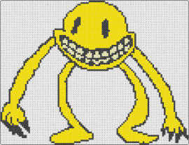 Weird Yellow Smiling Thing - smileghost,innyume,character,creepy,video game,horror,yellow