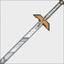 A sword - sword,weapon,silver,gray,gold