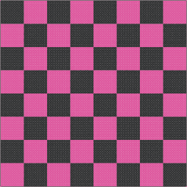 P&B Checkerboard - checkerboard,panel,gaming,geometric,tile,pink,black