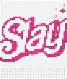 Slay Barbie - slay,text,barbie,graffiti,pink,white