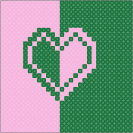 venupid - heart,valentine,panel,pink,green