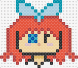 RAGATHA!! (chibi) - ragatha,amazing digital circus,character,chibi,animation,tv show,bow,orange,tan,light blue