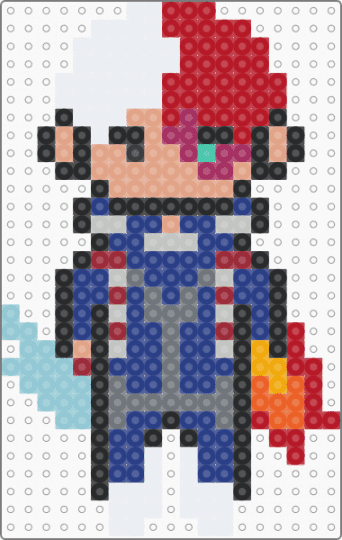 shoto 3 - red,blue,beige