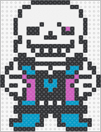 Lust!Sans - lust sans,undertale,character,video game,retro,white,teal