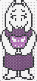 Toriel Undertale - toriel,undertale,video game,character,purple,white