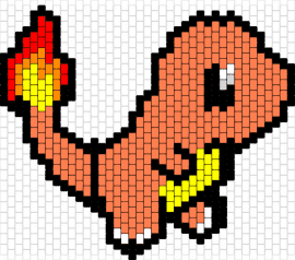 Charmander - charmander,pokemon,character,gaming,starter,flame,orange,yellow