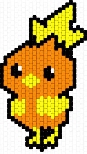 Torch - torchic,pokemon,yellow,orange