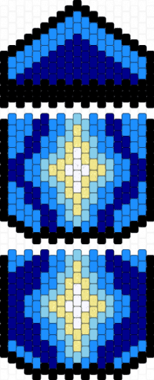 Star wallet remix - light blue,purple
