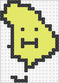 Mad chip - chip,face,character,simple,yellow